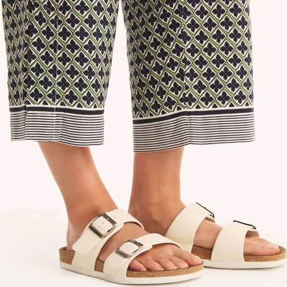 New Nautica Womens Size XL Blue Green Elastic Waist Straight Leg Pull On Pants - Picture 3 of 12